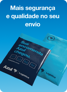 Embalagens Azul Logística para segurança e qualidade no envio